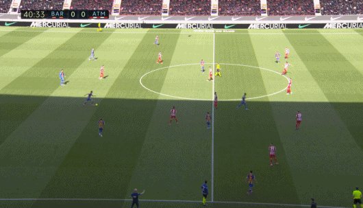 云开体育-【西甲】梅西连过五人却被扑 巴萨进球无效0-0马竞